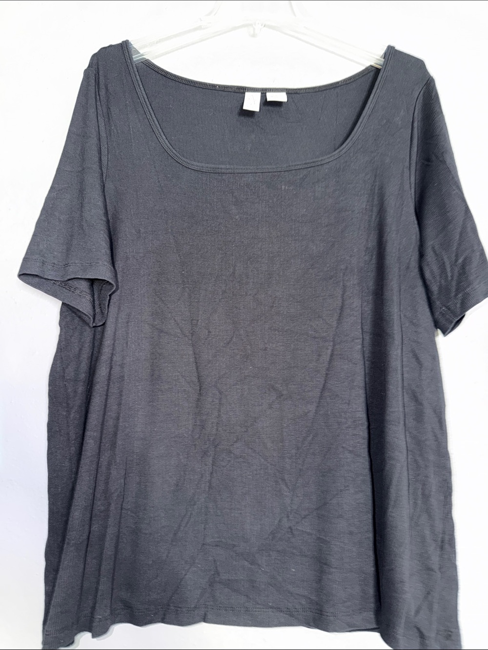 Joie Black Scoop Neck Short Sleeve Tee